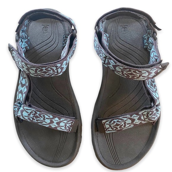 Teva Shoes - Teva Womens Hurricane 1093378 Strappy Sport Sandals Blue Grey